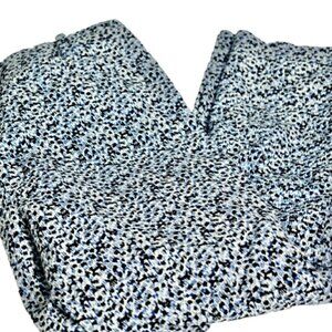 Women's Pure Collection Blue Pattern Chino Ankle Pants 6